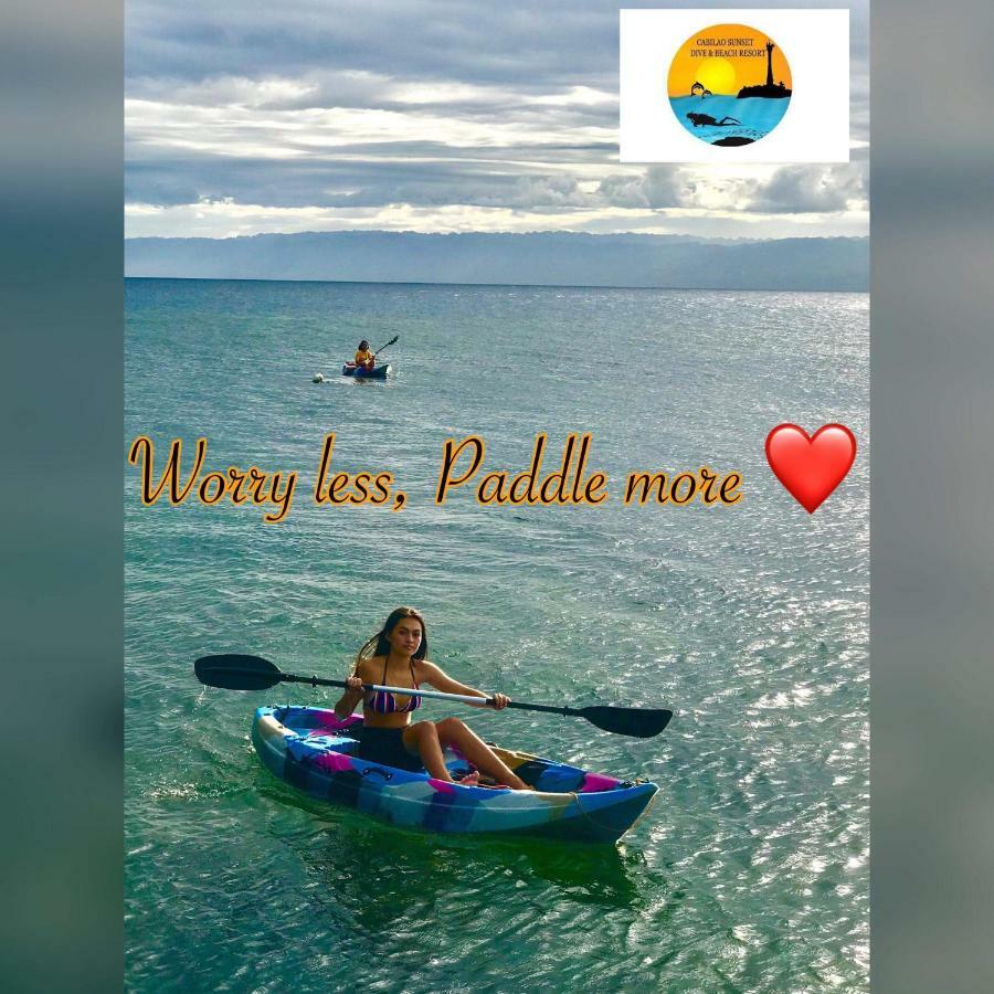Cabilao Sunset Dive & Beach Resort Loon Exterior foto